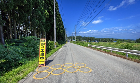 道路修繕・改良工事の現場